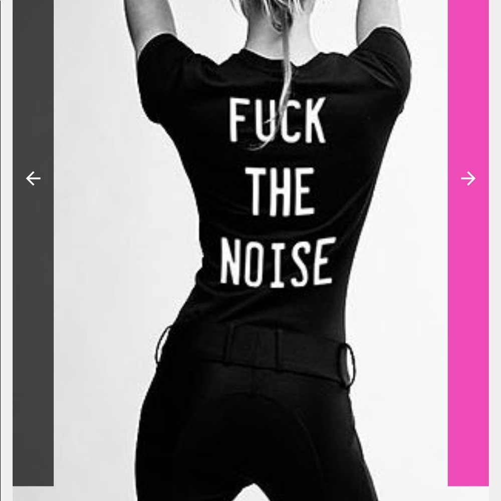 LOW LUV x ERIN WASSON “Fuck The Noise” Tee Black